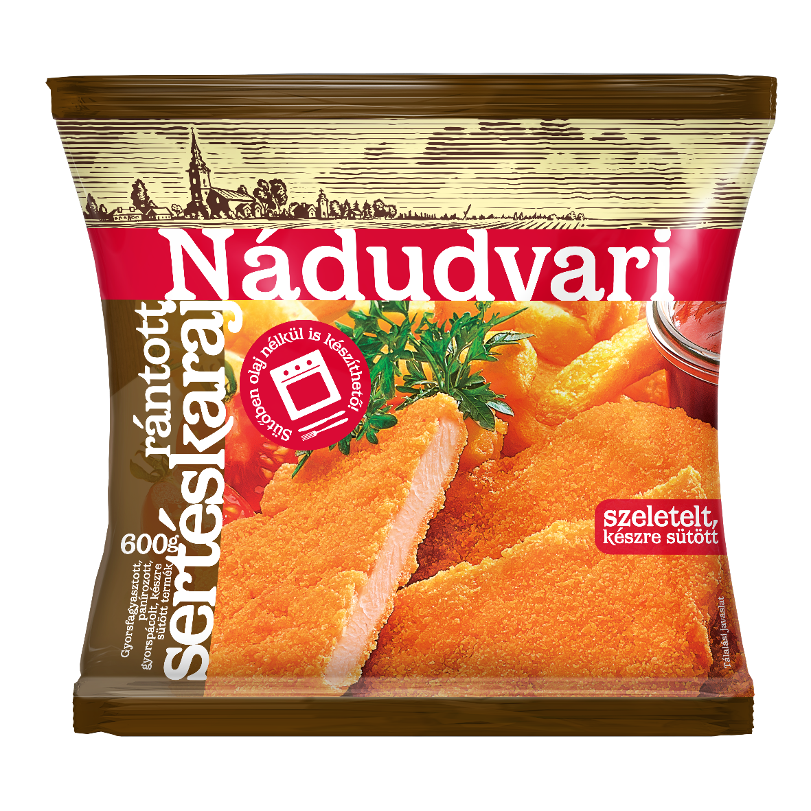 Nádudvari rántott sertéskaraj 600g